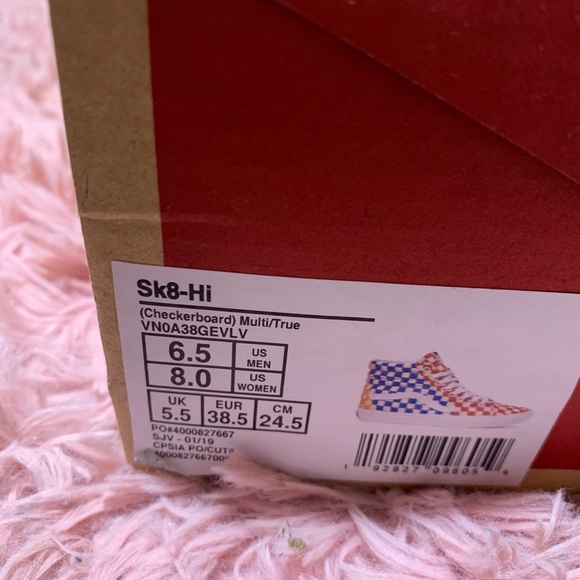 VANS SK8-HI CHECKERBOARD - Picture 7 of 7